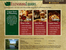 Tablet Screenshot of ellensburgliquors.com